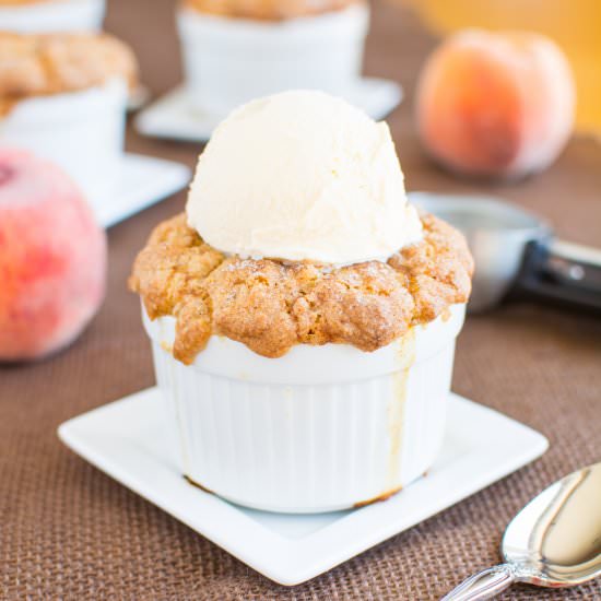 Peach Snickerdoodle Cobbler