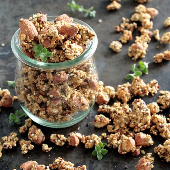 Savory Quinoa Granola