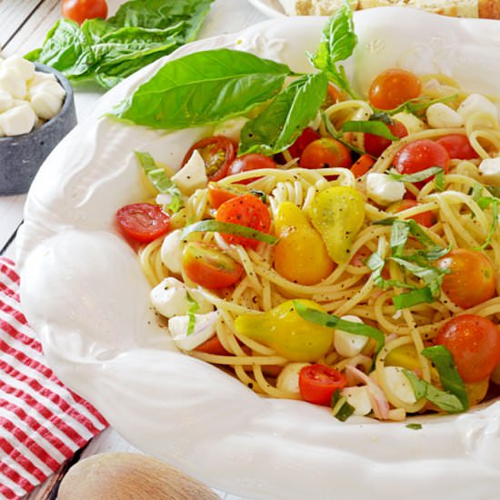Spaghetti Caprese