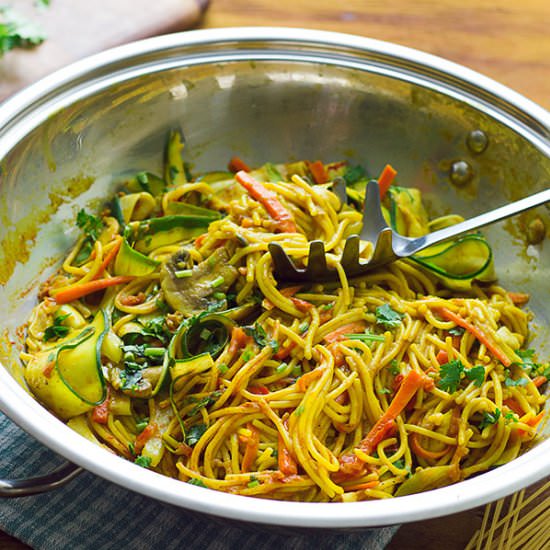 One Pot Pasta – Curry Spaghetti