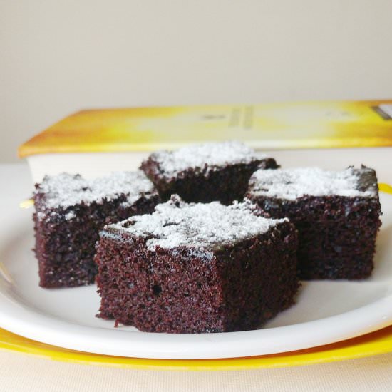Eggless chocolate snack cake