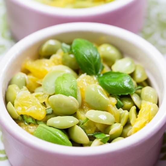 ROASTED GARLIC AND ORANGE SOYBEANS