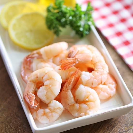 boiled shrimp