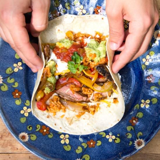 Chipotle Steak Fajitas