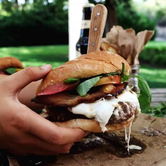 Burrata Caprese Burger