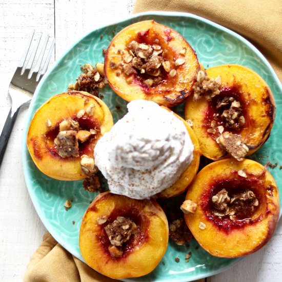 Vegan Peaches & Cream