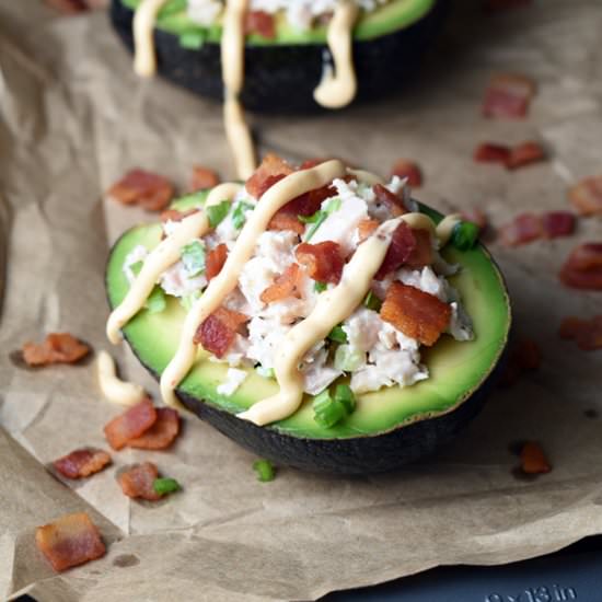 TUNA-STUFFED AVOCADO