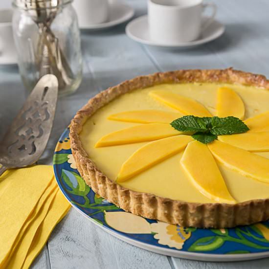 Mango Passion Fruit Tart