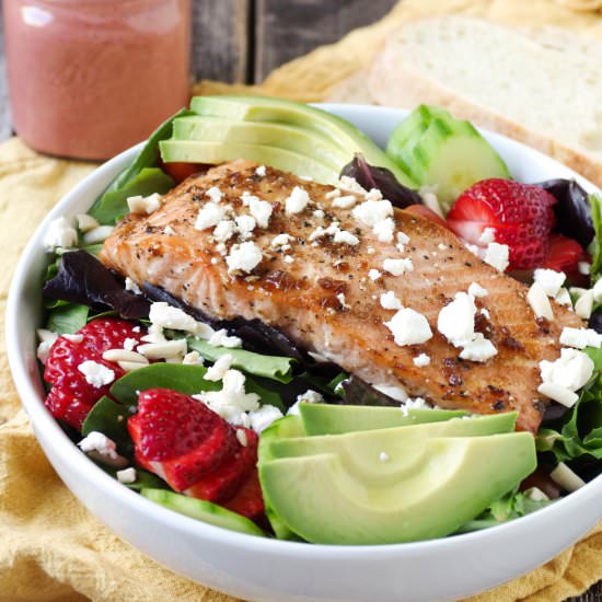 Teriyaki Salmon Salad