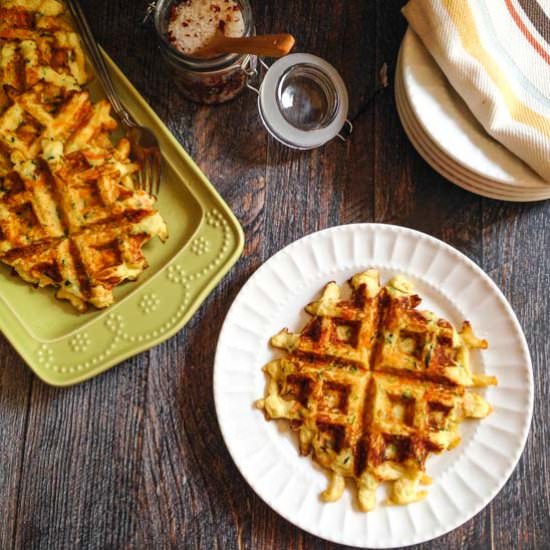 Zucchini & Carrot Waffles (gf)