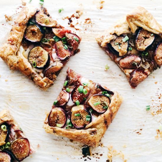 Fig, Onion, & Labneh Galette
