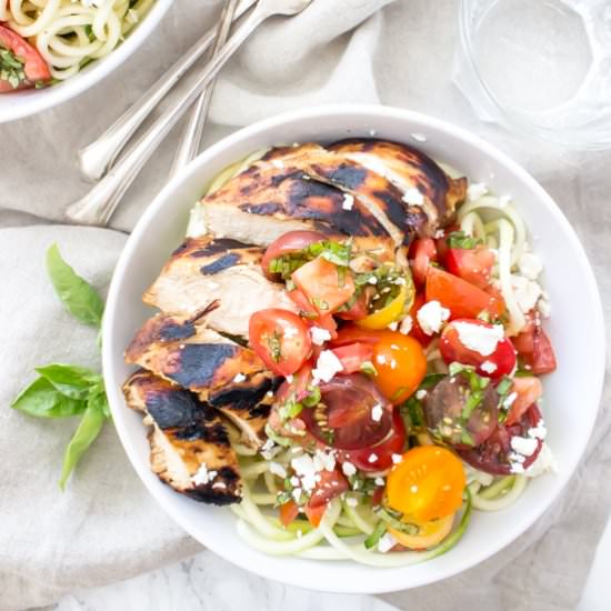 Bruschetta Chicken Bowls