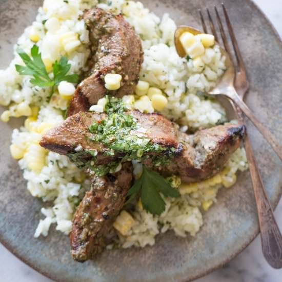 Brazilian Grilled Flank Steak