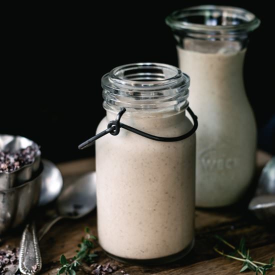 Dairy Free Almond Butter Milkshake