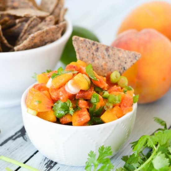 Spicy Peach Salsa