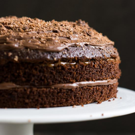 Chocolate Cake with Dulce de Leche