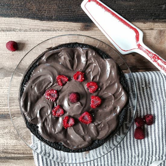 Chocolate Chocolate Pudding Tart