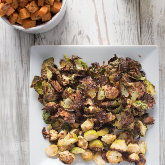 Crispy Oven Roasted Brussels Sprouts