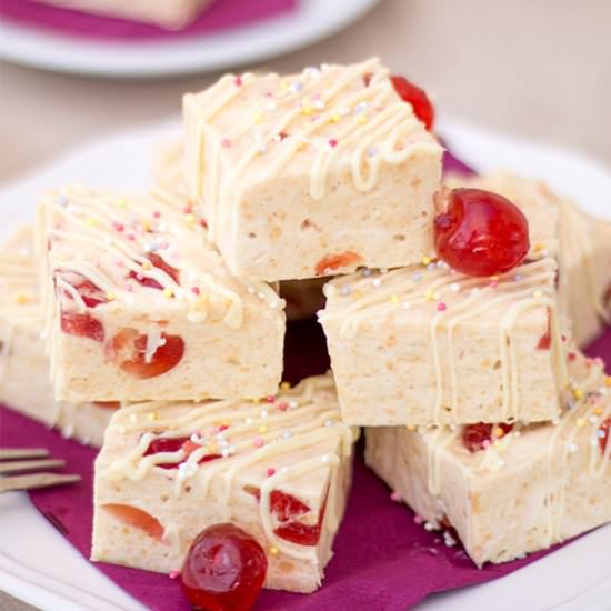 Custard Cream Marshmallow Bars