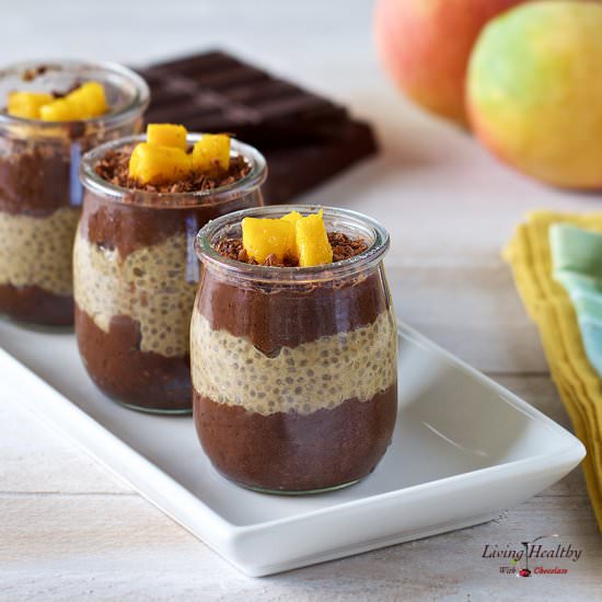 Chocolate Mango Chia Pudding