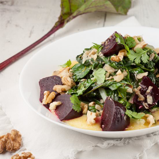 Polenta with Sautéed Swiss Chard