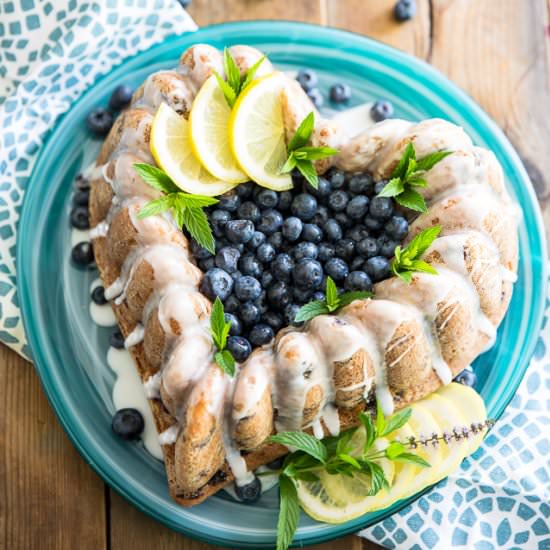 Blueberry Lemon Bundt Cake