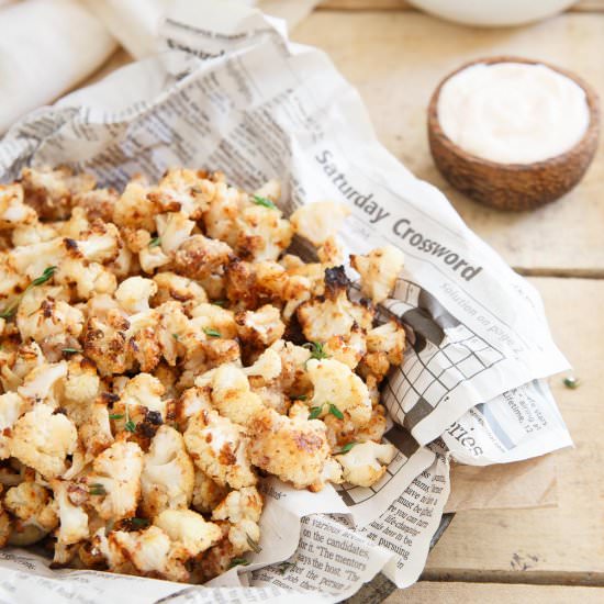 Salt & Vinegar Popcorn Cauliflower