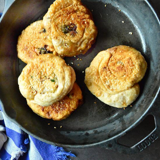 Pork Stuffed Chinese Pancakes
