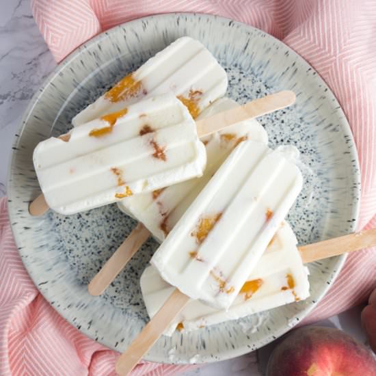 Honey & Peach Yoghurt Ice Lollies