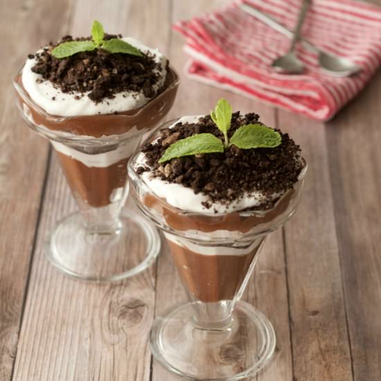 Vegan Kahlua and Cream Parfaits