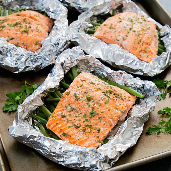 Ranch Salmon Foil Packets