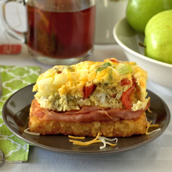 Imdividual Egg Souffle Stacks
