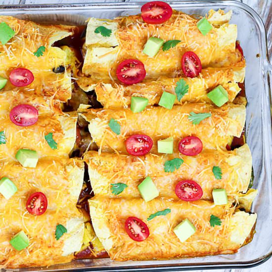 Roasted Vegetable Enchiladas