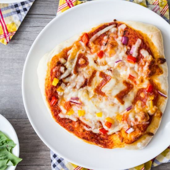 30 Minute Pizza Crust + Mini Pizzas
