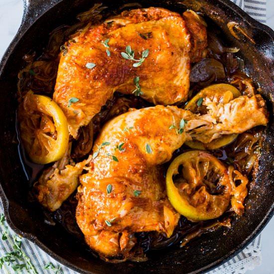 Caramelized Onion Thyme Chicken