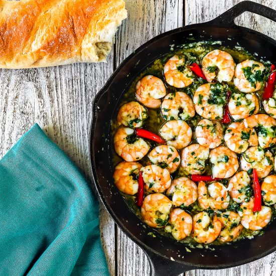 Spanish Style Garlic Shrimp
