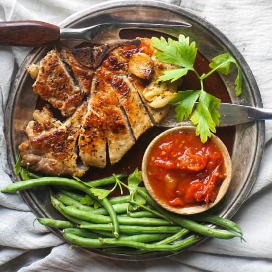 Pork Chops with Tomato Sauce
