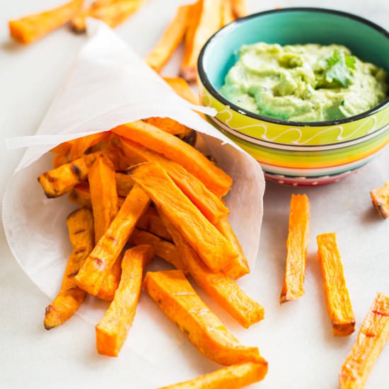 Sweet Potato Fries with Dip
