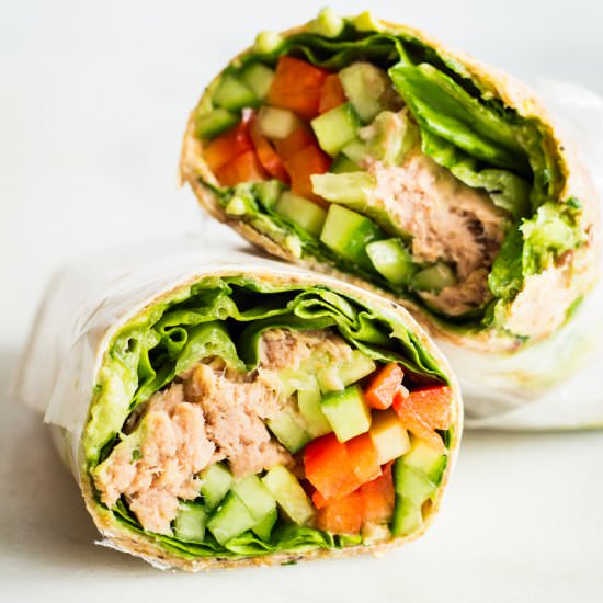 10-Minute Tuna Wrap