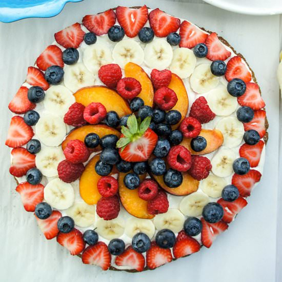Healthy Fruit Pizza