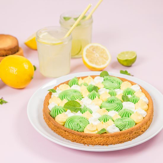 Lemon pie tart