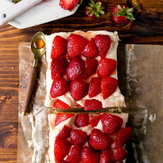 Strawberry Shortcake Bars