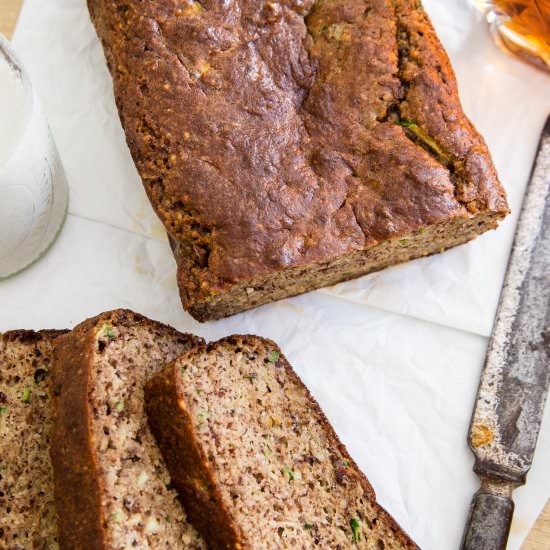 Paleo Almond Zucchini Bread