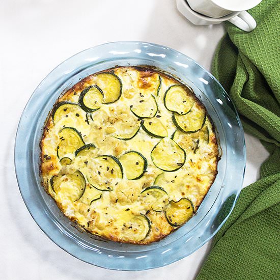 Zucchini Cauliflower Pie