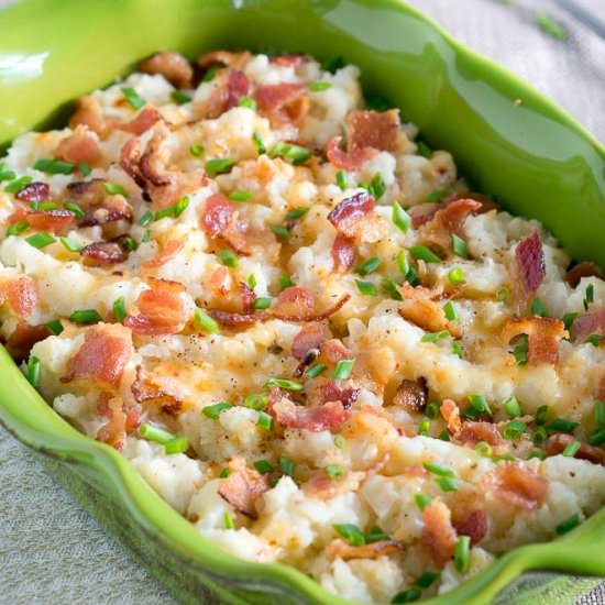 Loaded Cauliflower Bake