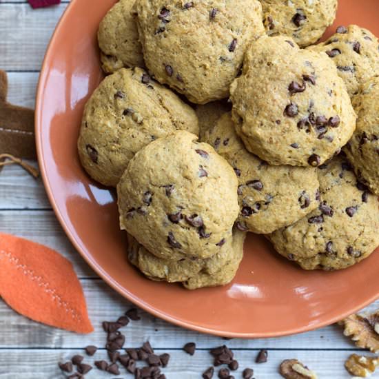 Pumpkin Walnut Cookies