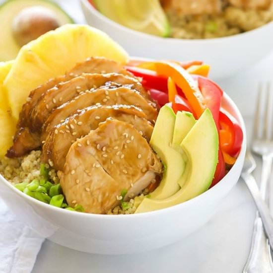 Honey Soy Glazed Hawaiian Bowls