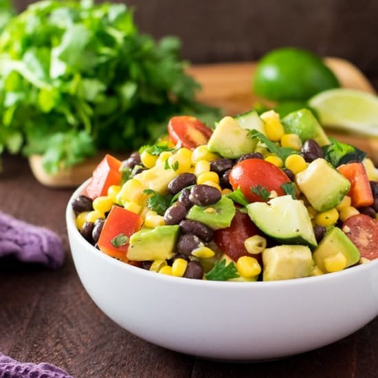 Avocado Black Bean Salad
