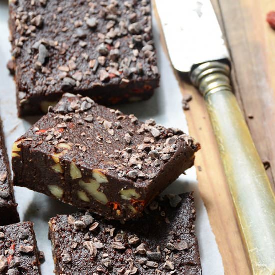 No-Cook Superfood Chocolate Fudge