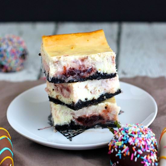 Chocolate Strawberry Cheesecake